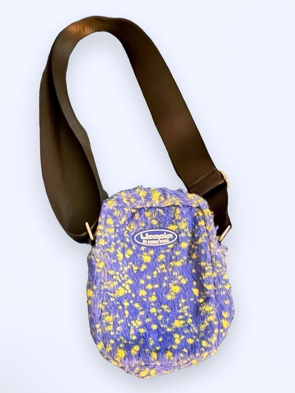 ASOS DESIGN BLUE & YELLOW CROSS BODY BAG